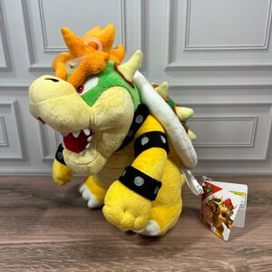 Nintendo Super Mario Bowser 10" Plush Stuffed Toy 2017 All Star Collection